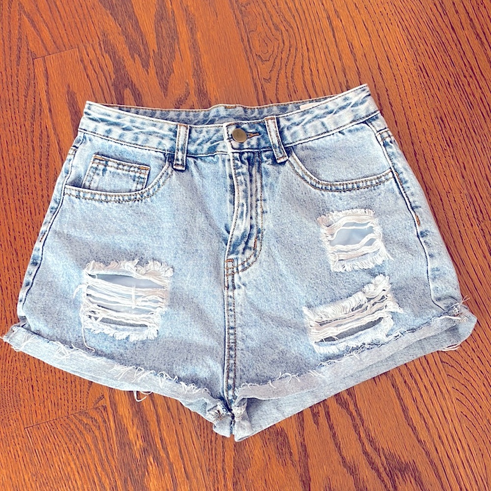Shein jean shorts